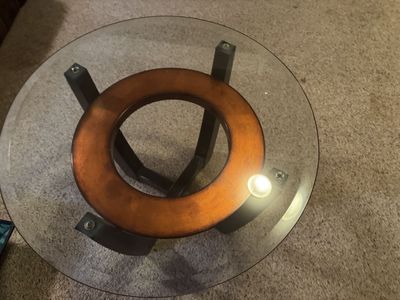 Nice glass side table
