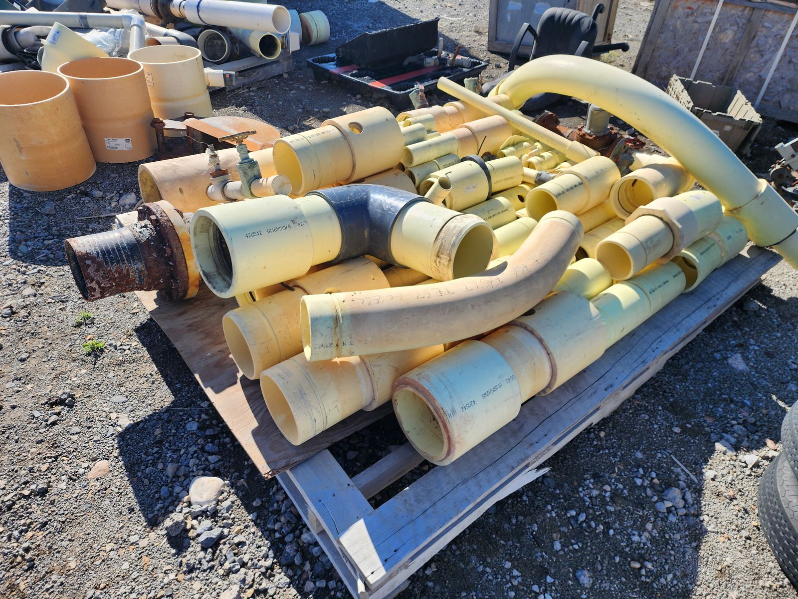 Pallet of CertainTeed Irrigation Pipe