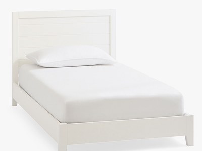 Potterybarn Kids Emery Platform Bed, Twin, Simply White