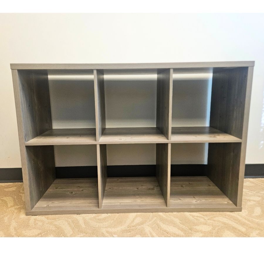 Modern Minimalistic Cube Shelf - 6 shelves