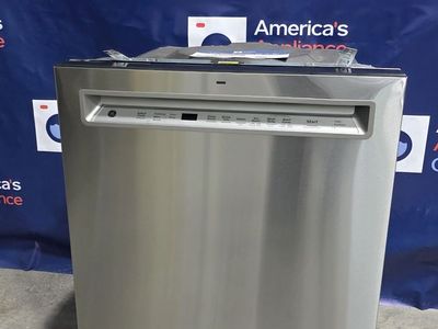 GE Dishwasher - Front Control - Steel Tub - Third Rack - Bottle Jets - Adjustable Rack - Unit B6