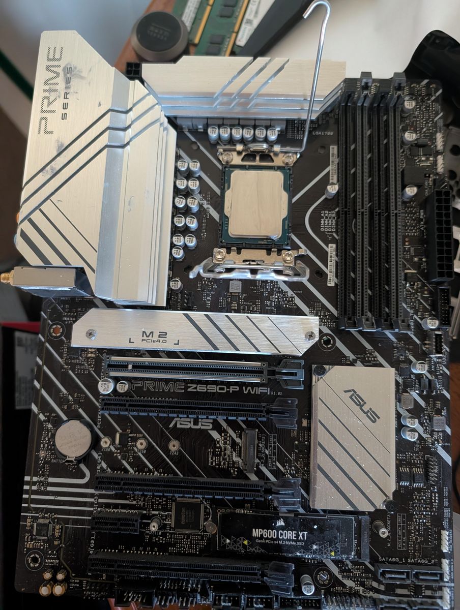 I9 12900k plus Asus z690 Wifi motherboard