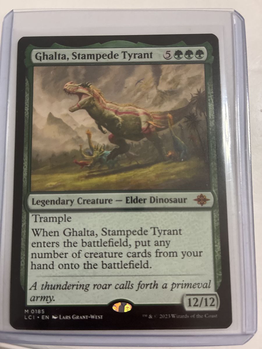 Magic: The Gathering 'Ghalta, Stampede Tyrant' LCI 0185 Legendary Creature Card NM/M