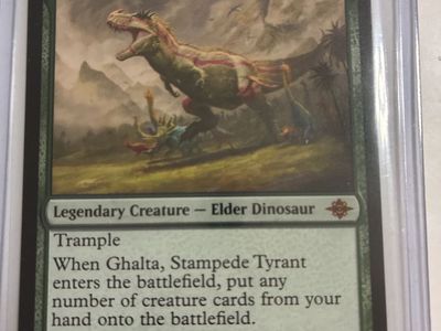 Magic: The Gathering 'Ghalta, Stampede Tyrant' LCI 0185 Legendary Creature Card NM/M