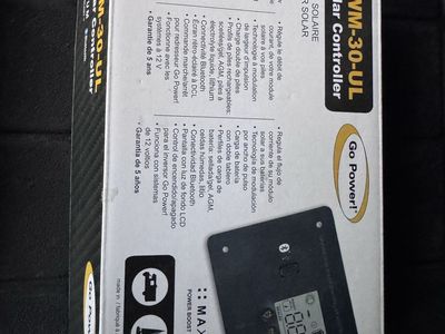 Solar controller panel