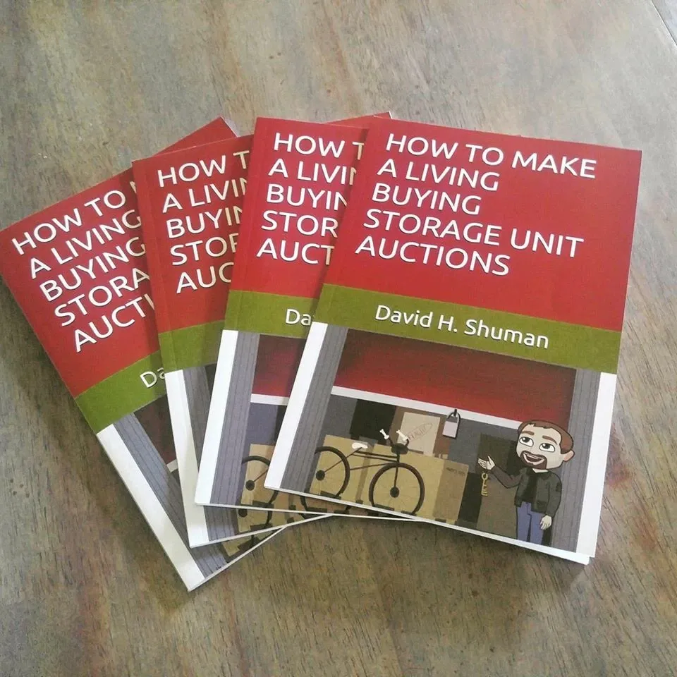 HOW TO MAKE A LIVING BUYING STORAGE UNIT AUCTIONS AUTOGRAPHED BOOK DAVID SHUMAN