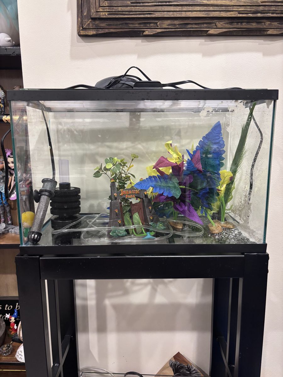 10 gal Fish Tank with stand