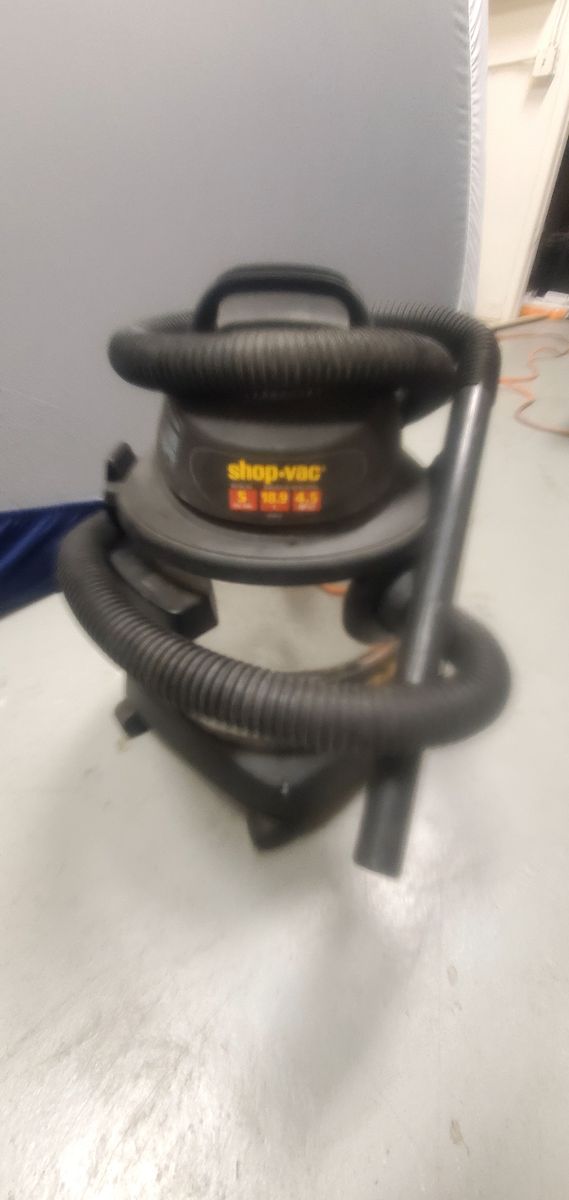 5 gallon shop vac 4.5 hp