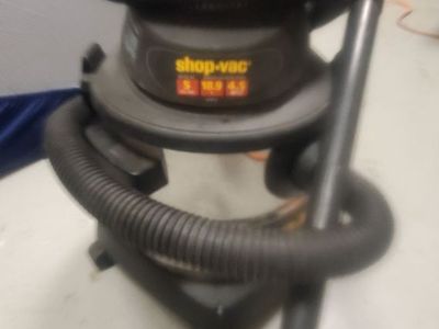 5 gallon shop vac 4.5 hp