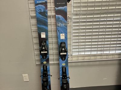 Used Blizzard Rustler 10 162cm Skis w/ Atomic Strive 11 GW Bindings