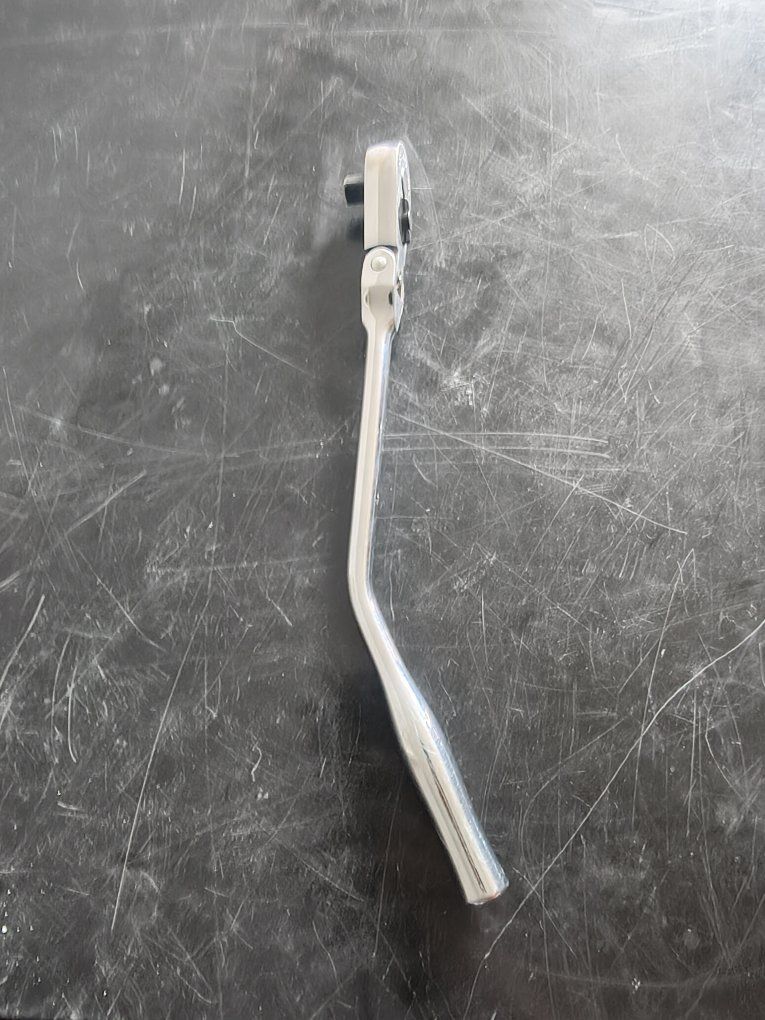 CORNWELL TOOLS Chrome Ratchet Wrench - Flexible Head, Standard Drive Size