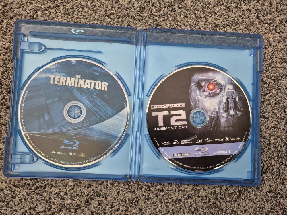 The Terminator and T2 Bluray