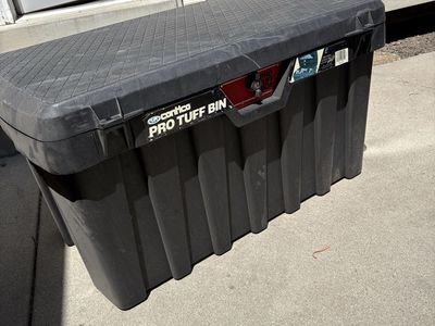 2-Contico PRO TUFF BIN 42-Gallon Black Storage Bin/Tool Box - Durable & Weather-Resistant