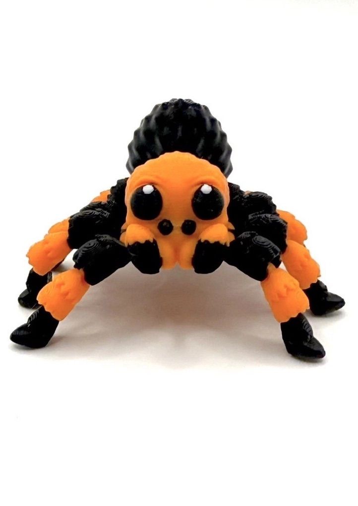 3D printed Articulated Mexican Redknee Taratulas