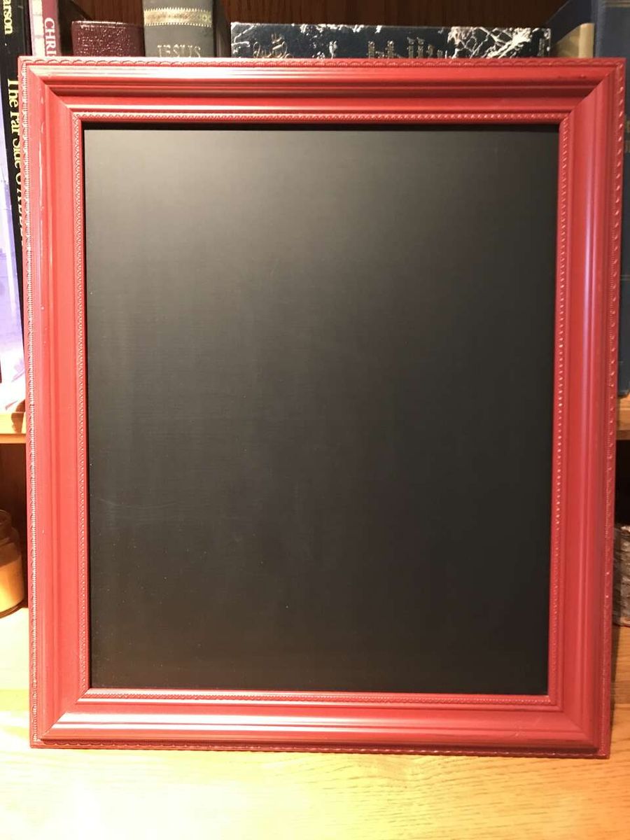 Close To My Heart Designed Decor Red Magnetic Chalkboard 14 1/2in x 12in