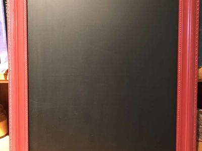 Close To My Heart Designed Decor Red Magnetic Chalkboard 14 1/2in x 12in