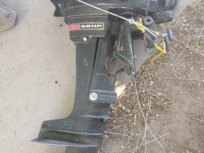 Mercury 9.8 HP Outboard Boat Motor - Used Condition
