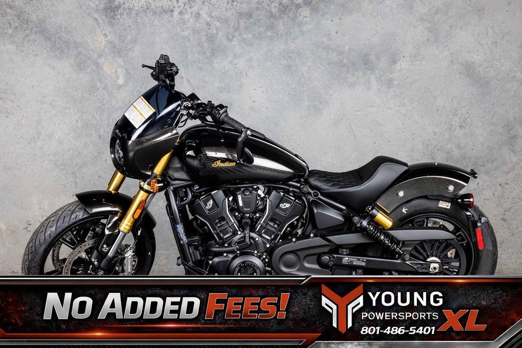 2026 Indian Motorcycle® 101 Scout® Black Crystal with Super Graphite