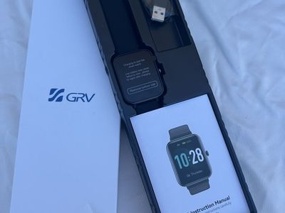 Black GRV FC1 smart watch