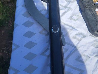 Unbranded Metal Sickle Blade with Black Handle - Unknown Purpose, new