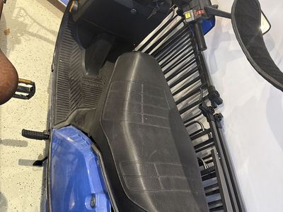 Honda Aero 80 Scooter - Vintage Blue Moped with Storage Rack -