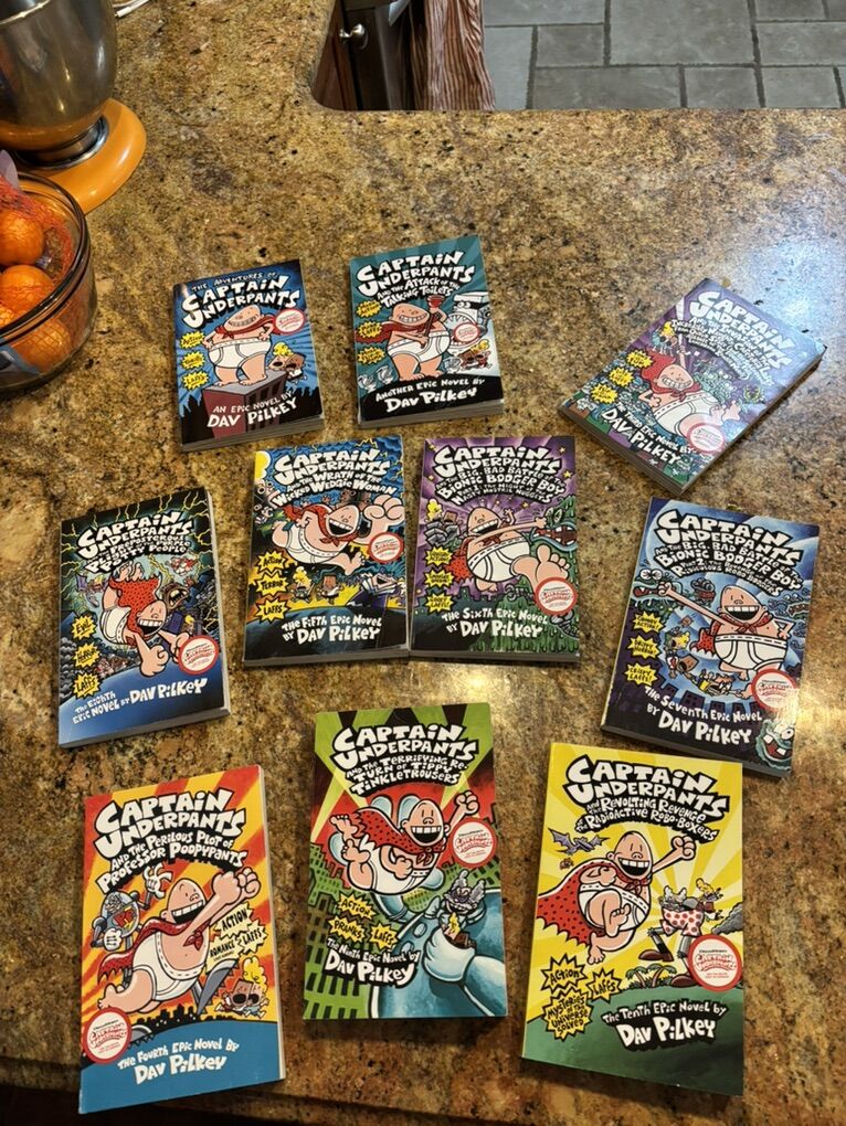 Captain Underpants 1-10