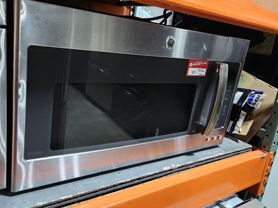 GREAT GE STAINLESS STEEL OVER THE RANGE MICROWAVE!