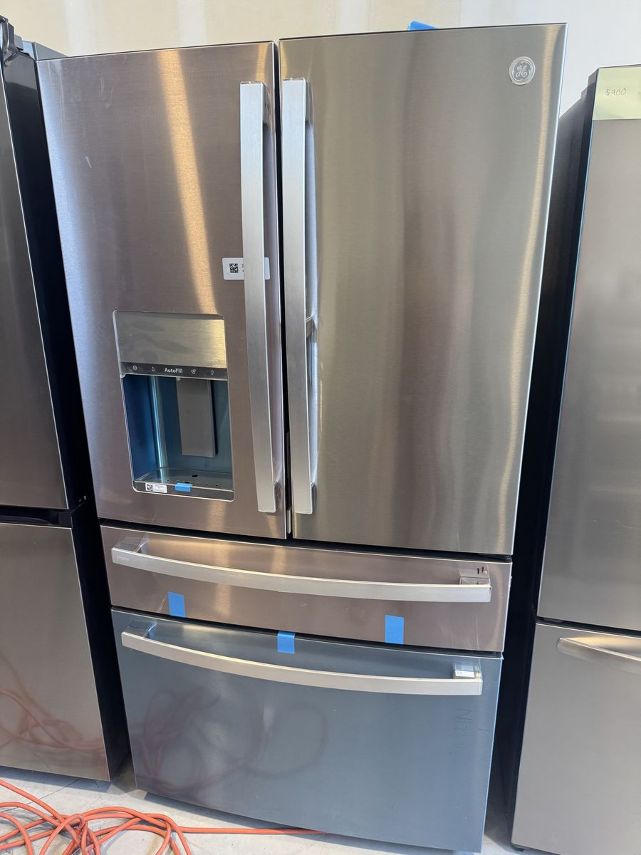 New scratch and dent GE Profile 27.9 cu. ft. 4-Door French Door Refrigerator