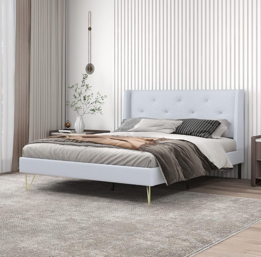 Queen bed with mattress