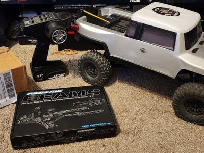 Axial Scx10 prerunner beams truck!