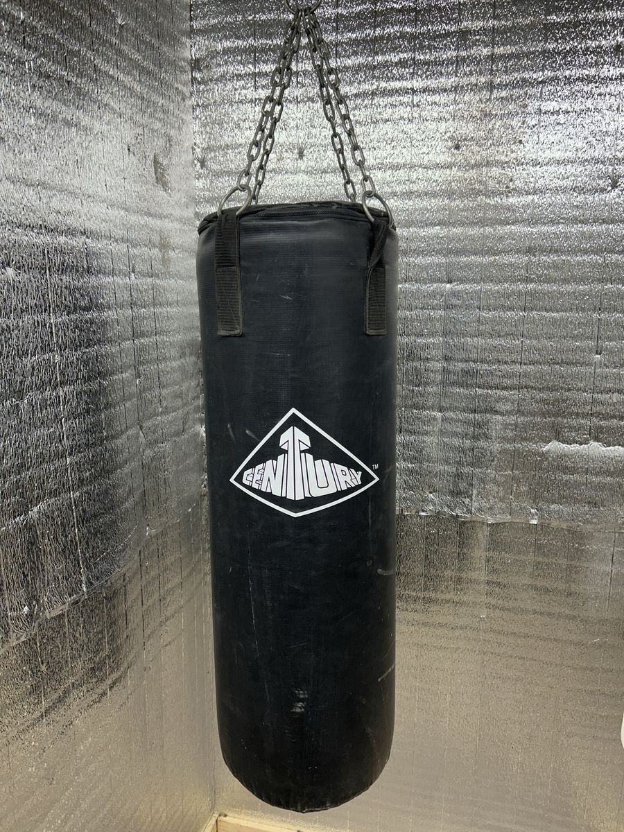 Hanging punching bag