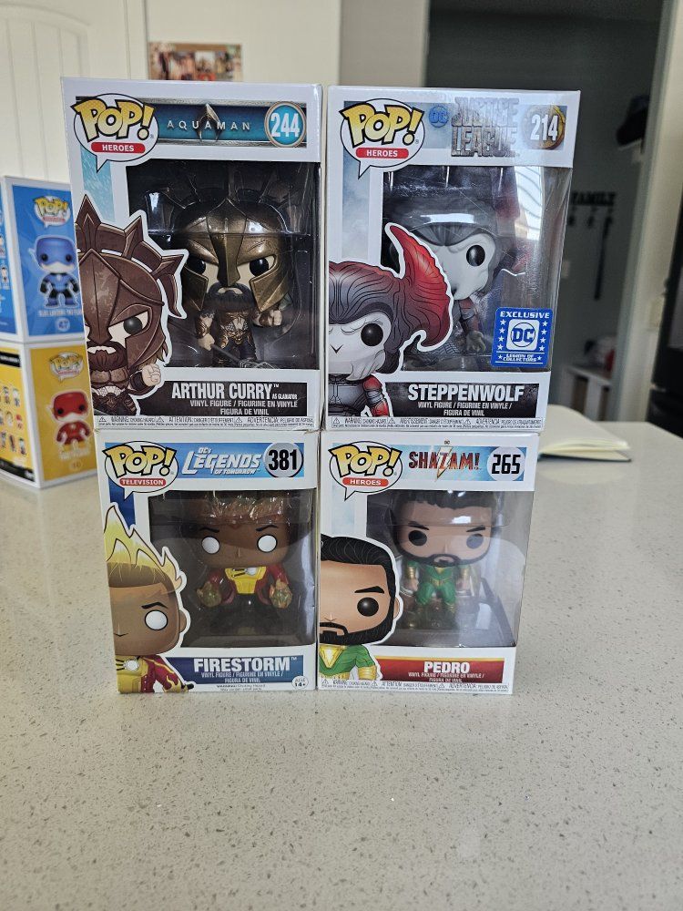 DC funko pops
