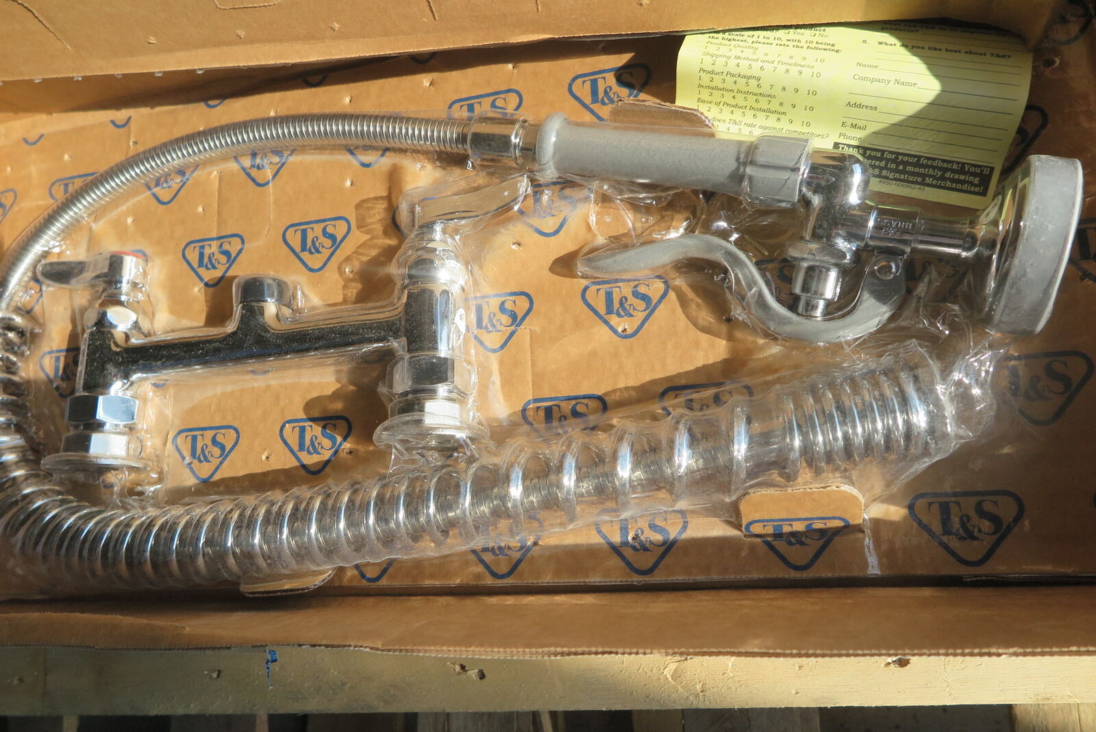 t&s commercial pre rinse faucet B-0123 B series