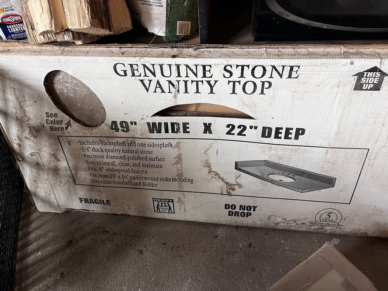 Genuine Stone Vanity Top