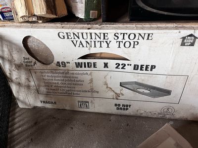 Genuine Stone Vanity Top