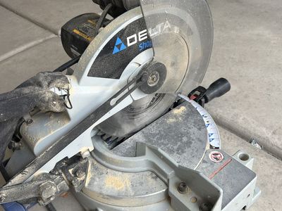 DELTA Shopmaster MS250 10" Compound Miter Saw 5200 RPM Woodworking Power Tool