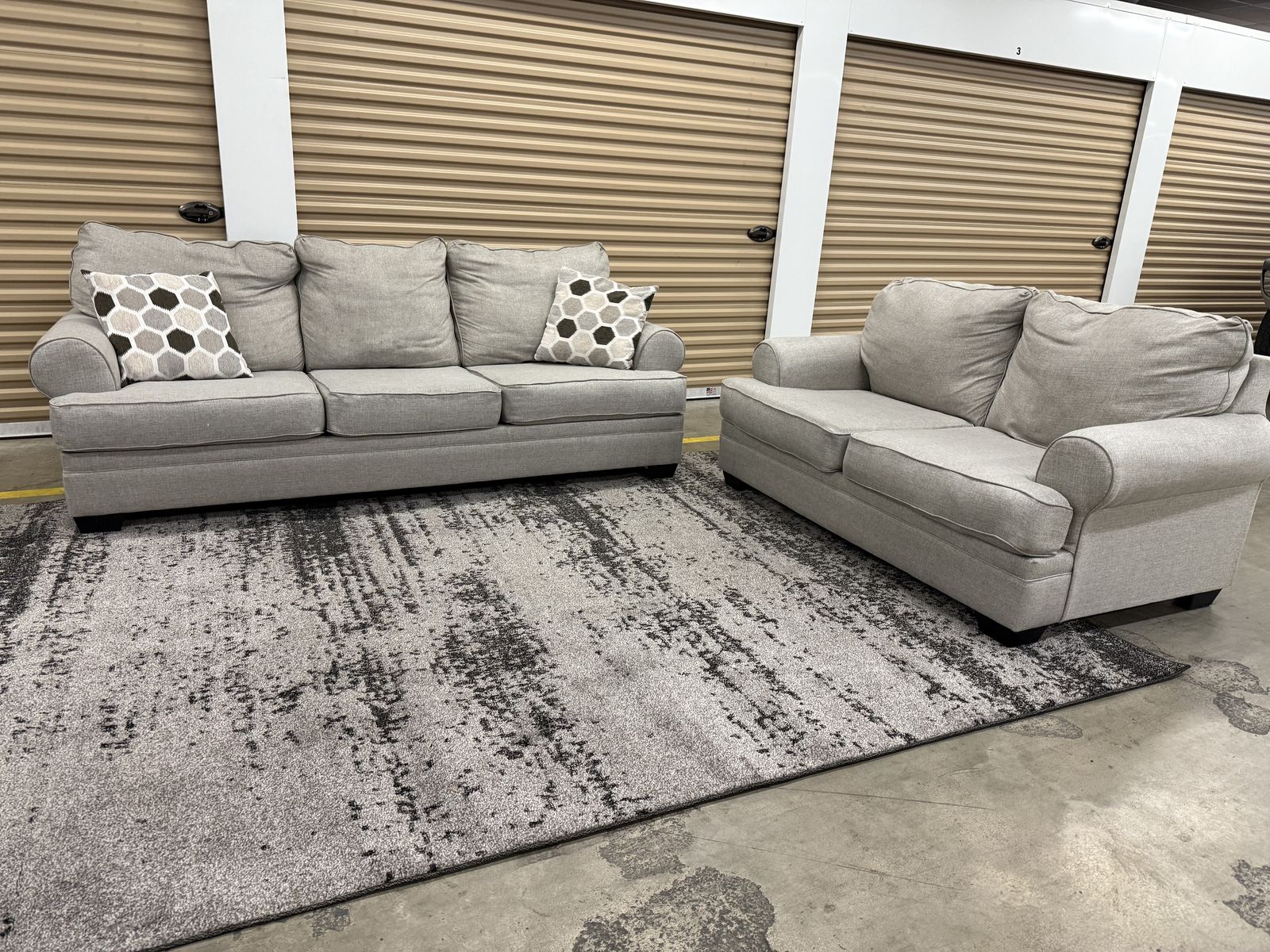 Light Cream Couch Set *CAN DELIVER*