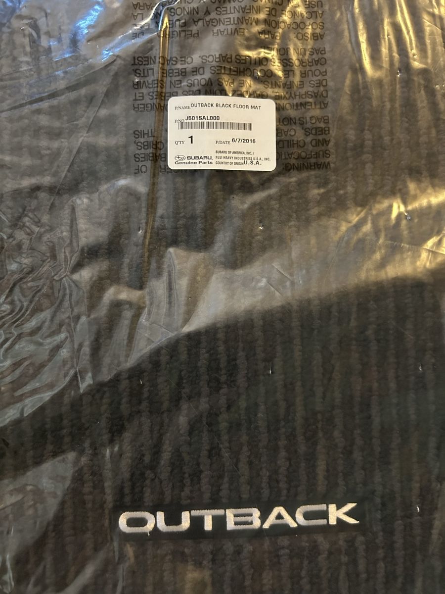 2016-2019 Subaru Outback Carpet Floor Mats