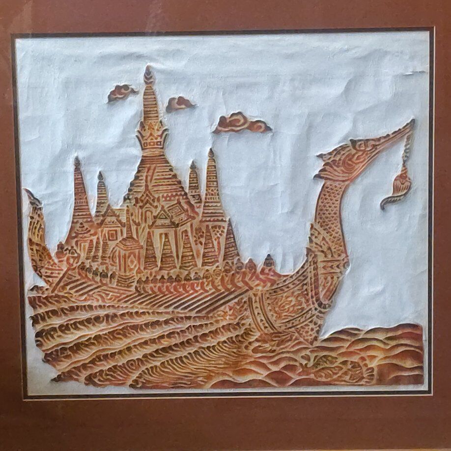 Raised Cambodian Temple Rubbing