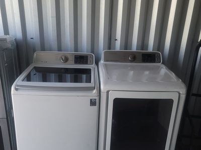 wonderful samsung washer & elec. dryer, free delivery