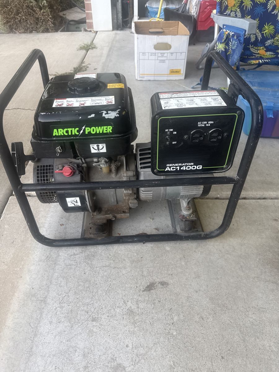 Arctic Power AC1400G Portable Generator - 120V 60Hz, 10A Total
