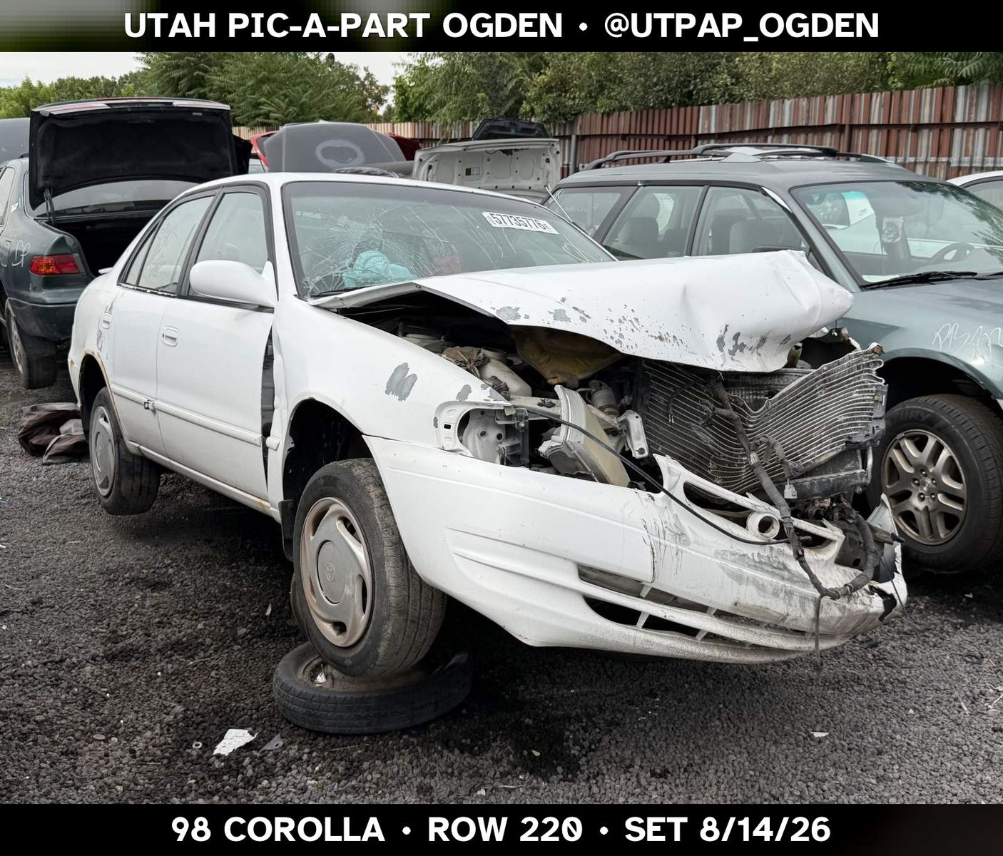 Just In! 1998 Toyota Corolla Parts - UTPAP Ogden