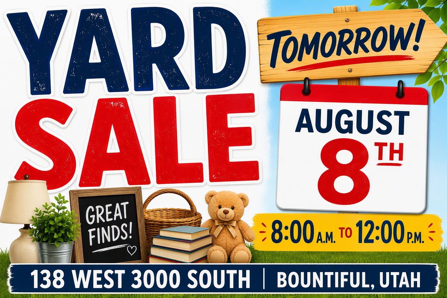 Bountiful Yard Sale - NWT Old Navy Clothing (Women's, Men's & Kids)