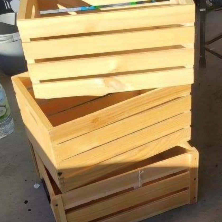 Wood crates