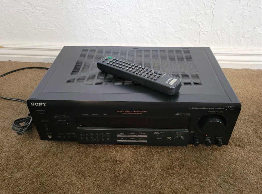 Sony STR-DE515 FM Stereo FM-AM Receiver with Remote