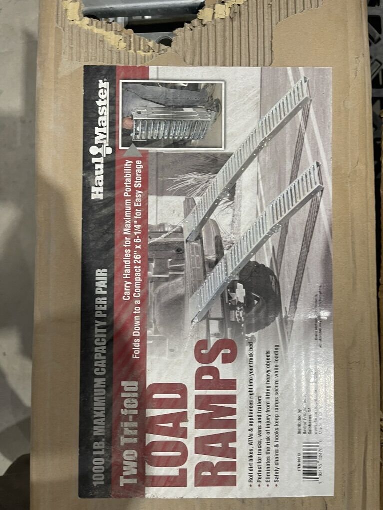 Hall master two trifold load ramps