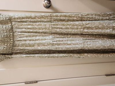 Green Floral Spaghetti Strap Dress