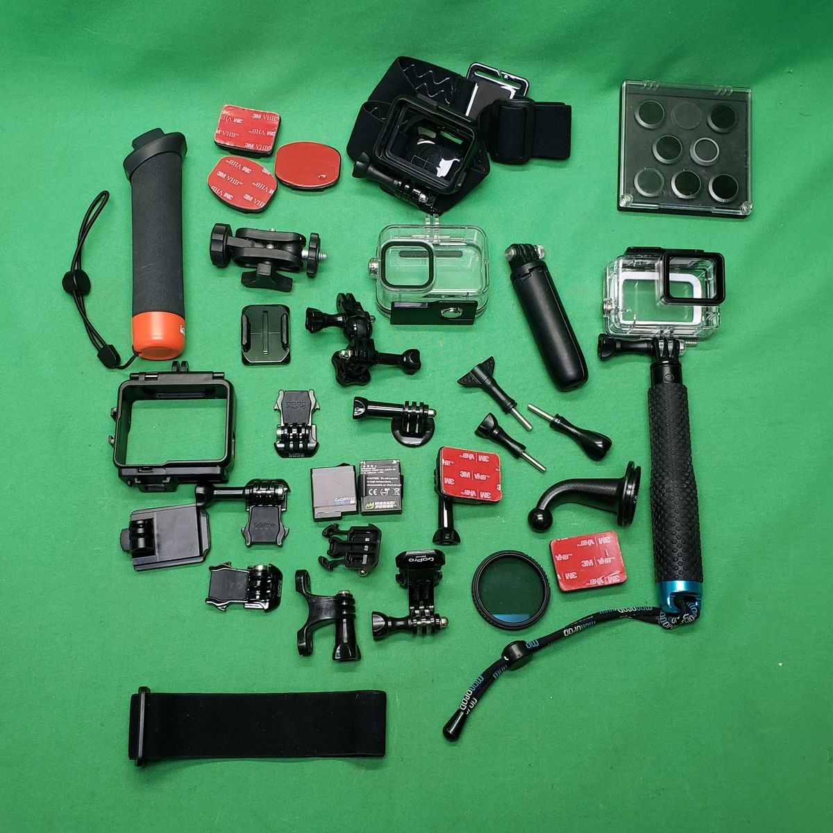 Assorted Go Pro Accessories - 30+ Pieces [see description]