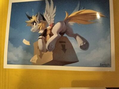 Mlp pegasus Derpy art card