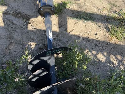 Brand new- skid steer post hole digger auger- never used